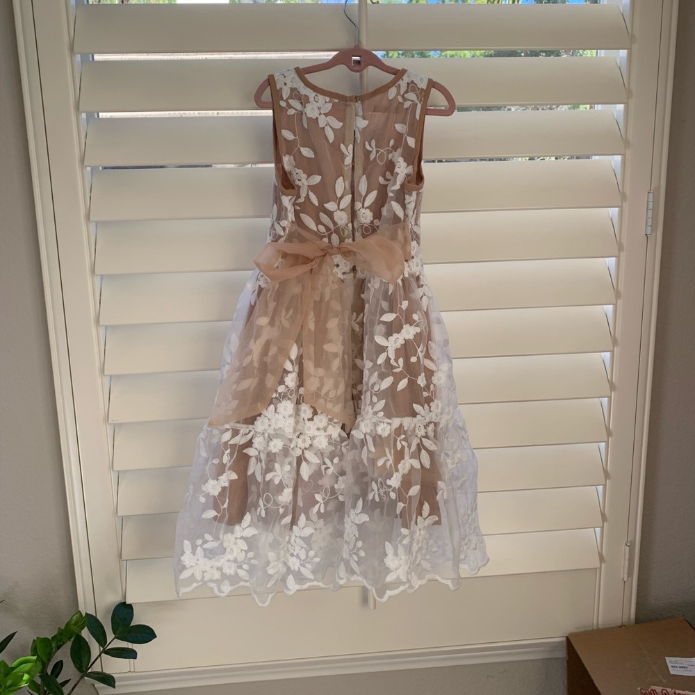 Think Pink Bows girls dress.